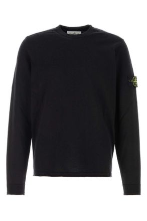 Stone Island Midnight Blue Cotton Sweater