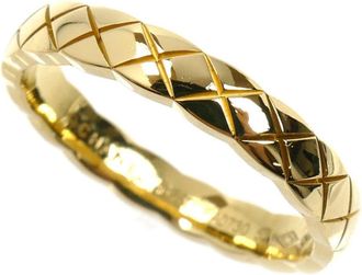 Chanel Yellow Gold Yellow Gold (18K) Band Ring (Pre-Owned)