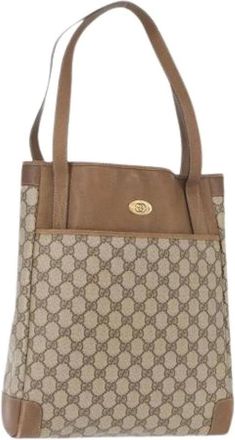 Gucci Pre-owned Tote Bags, female, Beige, Size: ONE SIZE Pre-owned Tote Bag