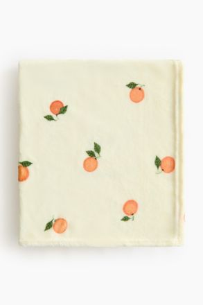 H&M Gemustertes Fleeceplaid - Yellow