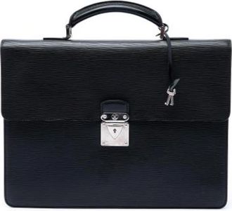 Louis Vuitton Vintage, unisex, Zwart, ONE Size, Leer, Pre-owned Robusto 1