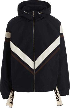 Khrisjoy Blue Regular Hood Jacket
