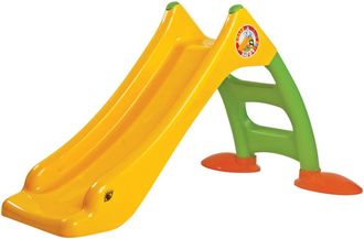 OEM Tobog&aacute;n De Jard&iacute;n Para Ni&ntilde;os, Escalera De 3 Pelda&ntilde;os, Verde Y Amarillo, 75 Cm, 424