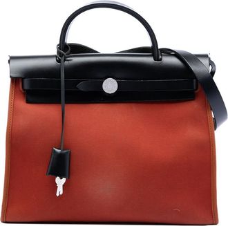 Herm&egrave;s Pre-owned Hermes Toile Herbag Zip 31 Ladies 4O5KCIEREZ0H9PSP