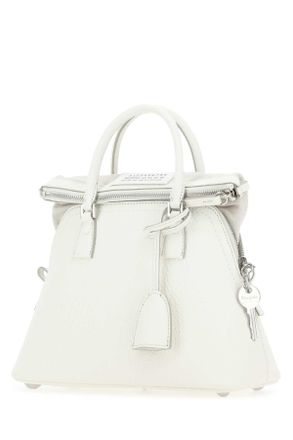 Maison Margiela Womens White Leather 5ac Handbag H0157 Borse A Mano