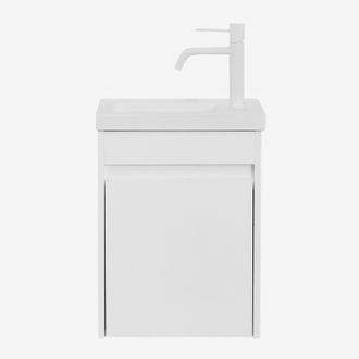 Sklum Sklum - Conjunto De Mueble De Ba&ntilde;o En Madera Con Lavabo Integrado Narek