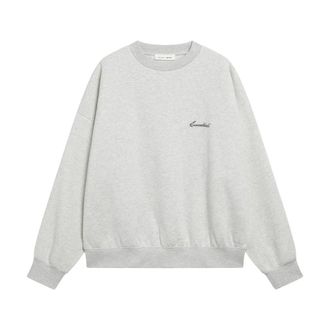 Fear of God Sweatshirts, male, Gray, Size: XL Classic Crewneck Sweatshirt