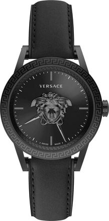 Versace Heren, Accessoires, Zwart, Maat: ONE Size Leer