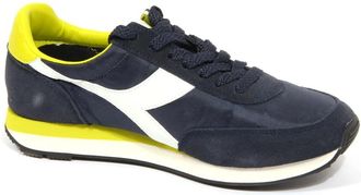 Diadora Sneakers, male, Blue, 4 1/2 UK, Denim Suede Trainers