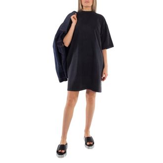 Balenciaga Ladies Logo-Print Cotton T-Shirt Dress, Brand Size 3 (Large)