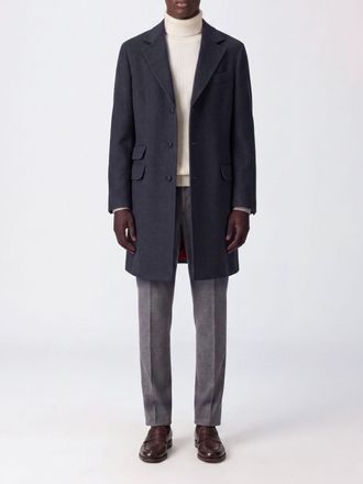 Brunello Cucinelli Cappotto monopetto in puro cashmere con rever classico