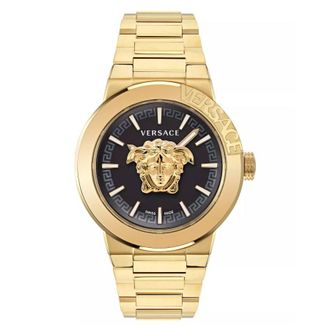 Versace Medusa Infinite Quartz Black Dial Mens Watch VE7E00623