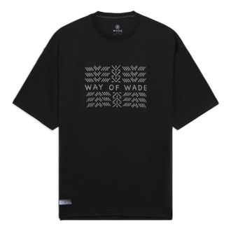 Li-Ning Way Of Wade Graphic Loose Fit T-shirt Black Grey AHSS431-1