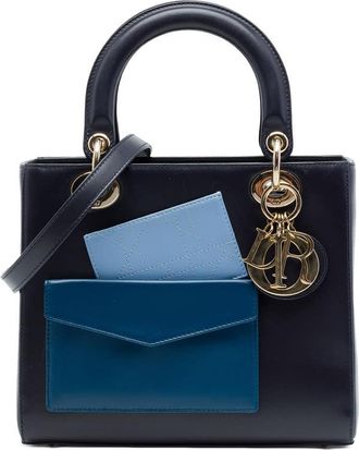 Dior Pre-owned Dior Medium Calfskin Pockets Lady Satchel Ladies 0FVZE1YRNXW1IHM4