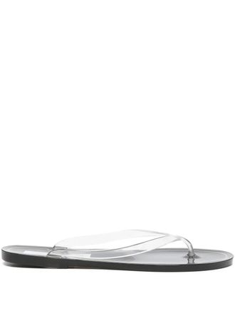CHRISTOPHER ESBER Jo clear-thong flip flops - White