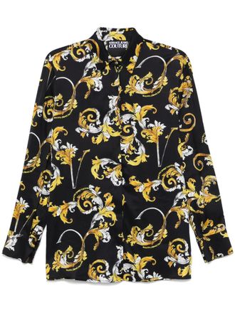 Versace Jeans Couture Barocco-print shirt - Black