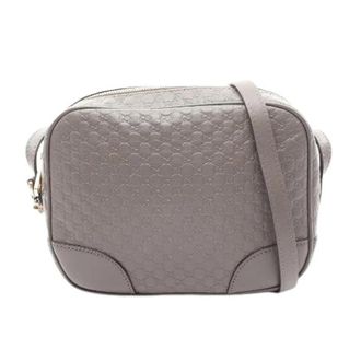 Gucci Pre-owned Bree Leren Schoudertas - Dames - Pre-owned - Grijs - Maat: ONE Size Leer