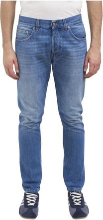 Dondup Pantalone Icon - Heren - Slim Fit Jeans - Blauw - W35 - Katoen - Jeans