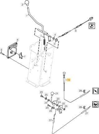 OEM Mando De Arranque Original Stiga Pfm - 137090200/0