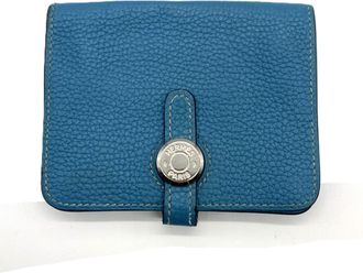 Herm&egrave;s Leather Coin Purse/Coin Case (Pre-Owned)