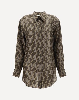 Fendi Camicia Twill Woman 40