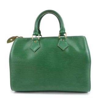 Louis Vuitton Speedy Epi Leather Green Leather Handbag (Pre-Owned)