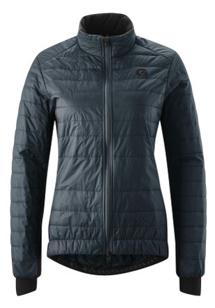 Gonso Fahrradjacke GONSO Trail Jacket Primaloft W, Damen, Gr. 36, grau (anthrazit), 100% Polyester, hoch geschlossener Ausschnitt, Jacken Fahrradjacke, Dame