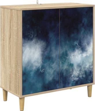 vidaXL Aparador Raalte Sonoma 69 X 33 X 75 Cm Madera De Ingenier&iacute;a Vidaxl