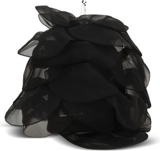 Stephen Jones Millinery Hoed met ruches - Zwart