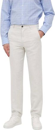 Benetton Chinos - Heren - Broeken - Beige - Maat: XL Katoen