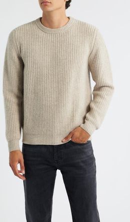 Alex Crane Vale Merino Wool Sweater in Bone at Nordstrom, Size Xx-Large