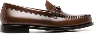 G.H. Bass & Co. Lincoln Heritage Horse leather loafers - men - Calf Leather/Calf Leather/Calf Leather - 44 - Brown