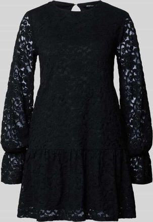 Gina Tricot Minikleid mit Rundhalsausschnitt in Black, Gr&ouml;&szlig;e XS