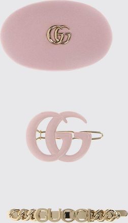Gucci Set 3 fermagli Gucci in metallo e pelle