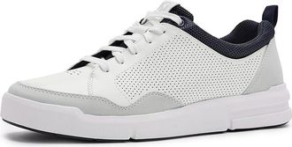 Nunn Bush KORE City Rally Oxford Athletic Style Moccasin Toe Lightweight Lace-Up Mens Shoes White : 10.5 W (EE), Faux Leather