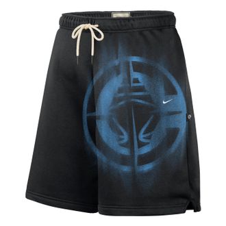 Nike LA Clippers Standard Issue Fleece Shorts Black White IQ1497-010