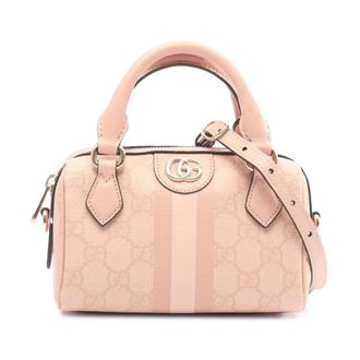 Gucci Pre-owned Vintage GG Supreme Mini Duffle Bag - - Pre-owned - Donna - Rosa - ONE SIZE