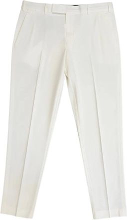 PT01 Pantalone Rebel Stretch Clean - Heren - Slim Fit Broeken - Wit - S - Katoen - Broeken