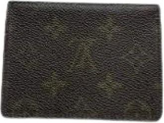 Louis Vuitton Pre-owned Wallets, female, Brown, Size: ONE SIZE Pre-owned Vintage Card Holder