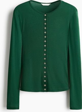 H&M Leichter Cardigan - Green