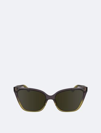 Calvin Klein Womens Cat Eye Sunglasses - Purple