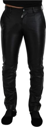 Dolce & Gabbana Slim-fit Broeken - Heren - Slim Fit Broeken - Zwart - S - Broeken