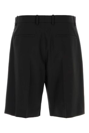 Jil Sander J21ka0329j40249 001 Black Exterior: Virgin Wool Short