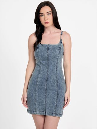 Guess Eco Bailee Chain Denim Dress