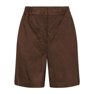 Urban Code Bt 20323-Pecan Shorts - Dames - Korte Broeken - Bruin - M - Polyester - Korte Broeken