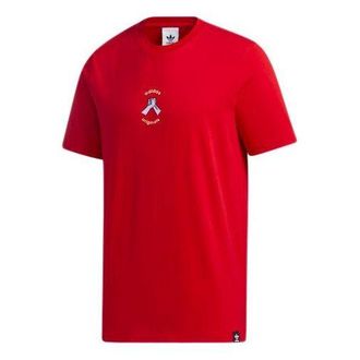 adidas originals MIC Graphic T 1 Sports Short Sleeve Red GP4053