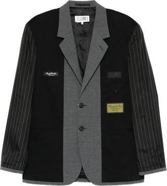 Maison Margiela Blazer gessato - Nero