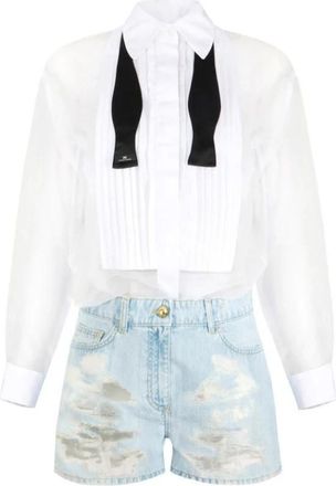 Elisabetta Franchi Romper Suit - Dames - Playsuits - Veelkleurig - S - Katoen - Jumpsuits & Playsuits