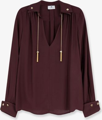 Elisabetta Franchi Camicia in viscosa - ELISABETTA FRANCHI - gender_Woman