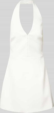 Forever New Cocktailkleid mit Neckholder in Offwhite, Größe 40
